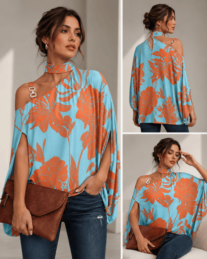 Breezy Printed Loose-Fit Summer Top