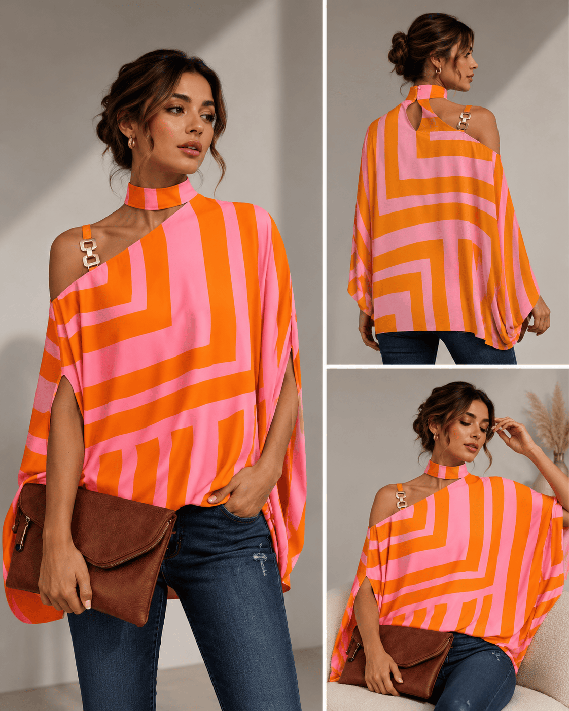 Breezy Printed Loose-Fit Summer Top