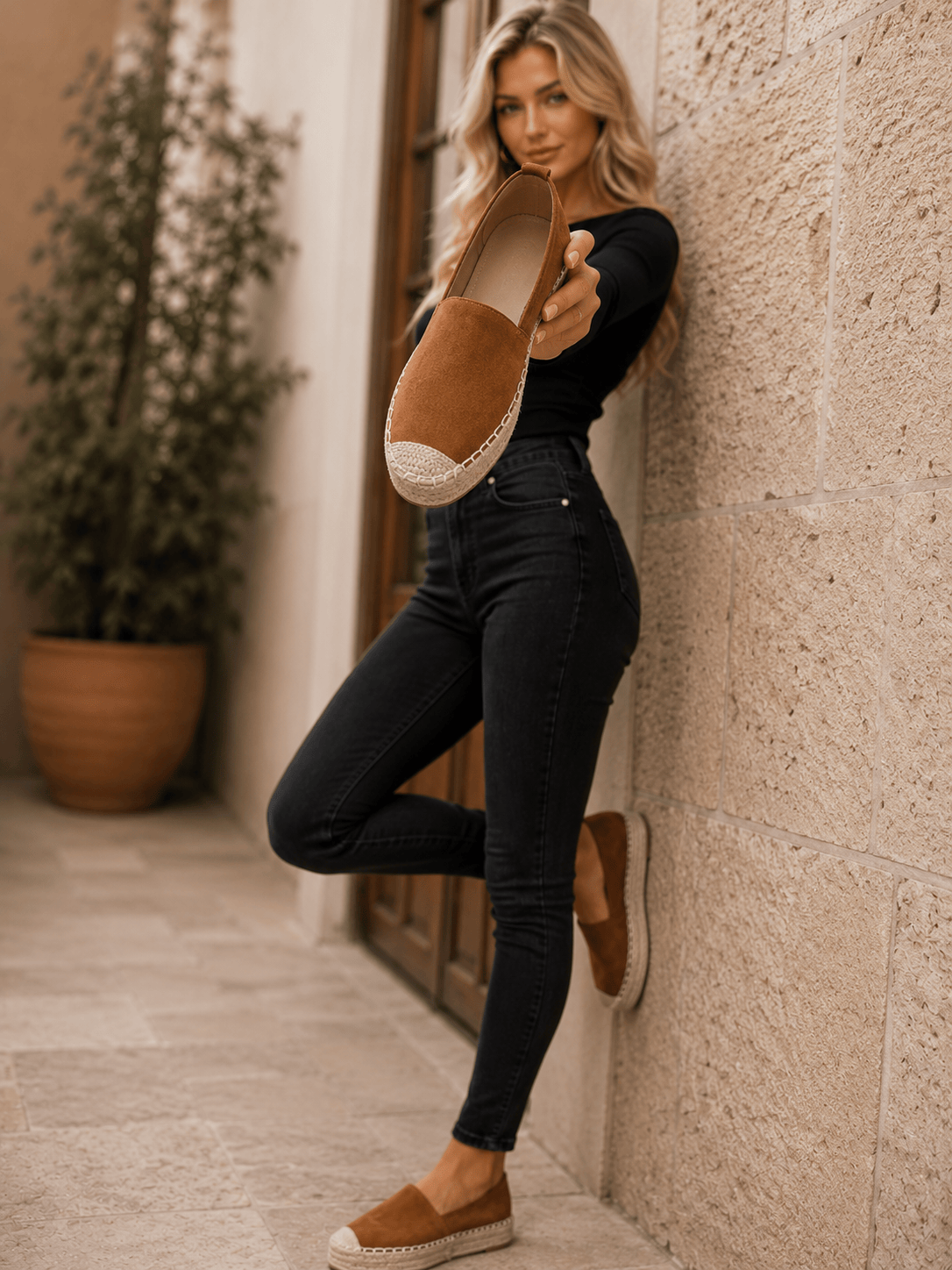 Coastal Luxe Platform Espadrilles
