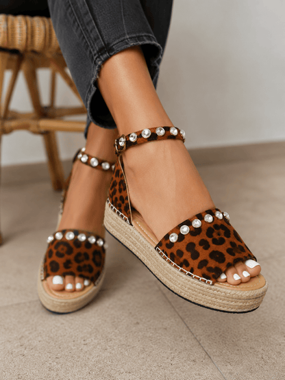Pearl Luxe Platform Sandals