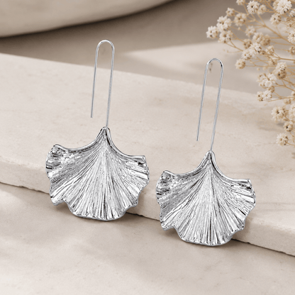🍃 Pastoral Leaf Drop Earrings
