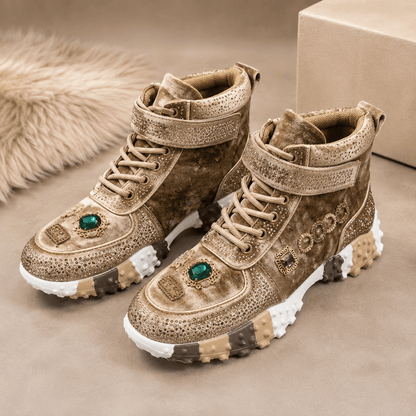 Kyoto Sparkle Platform Loafers