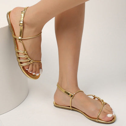 Aurelia Cutout Slip-On Sandals