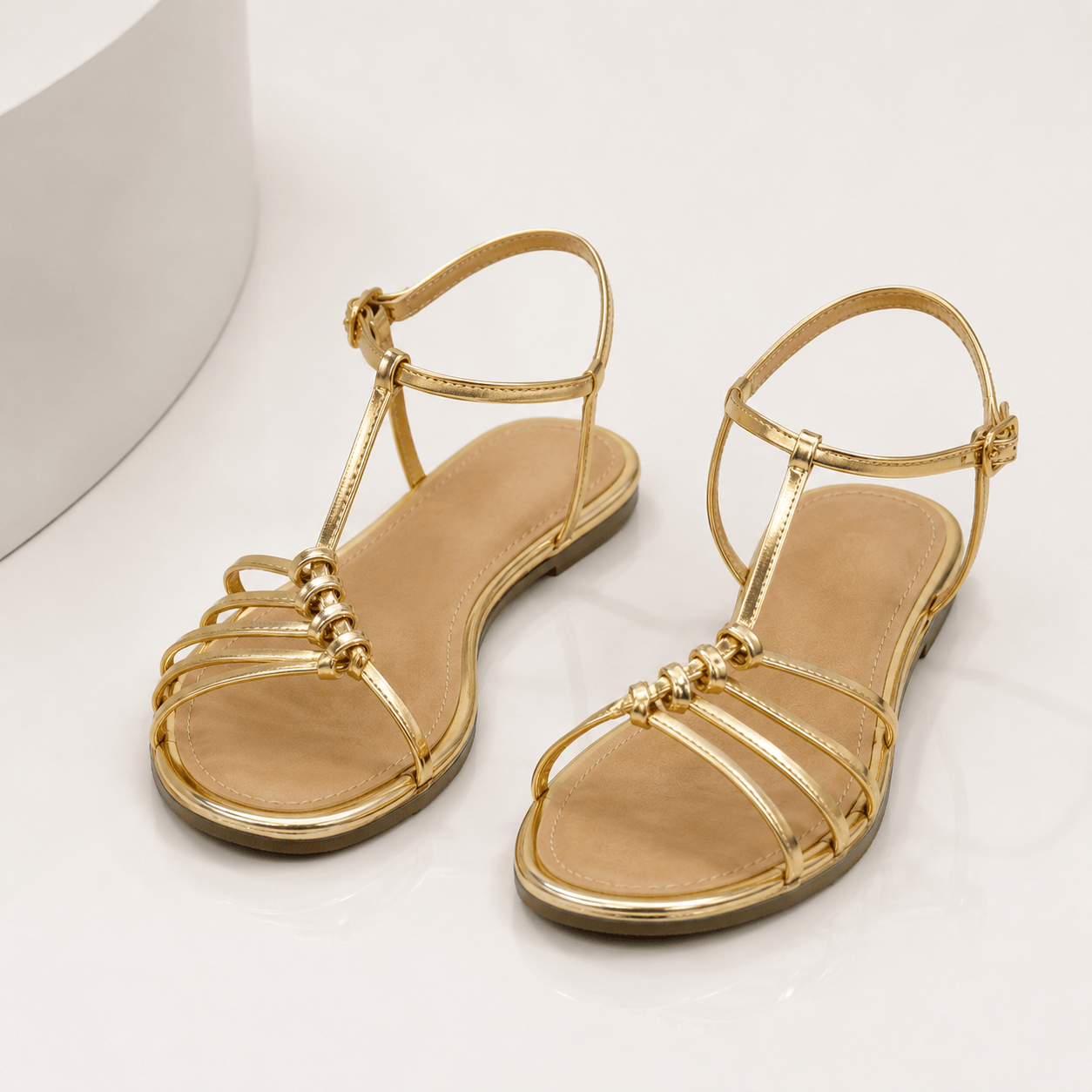 Aurelia Cutout Slip-On Sandals