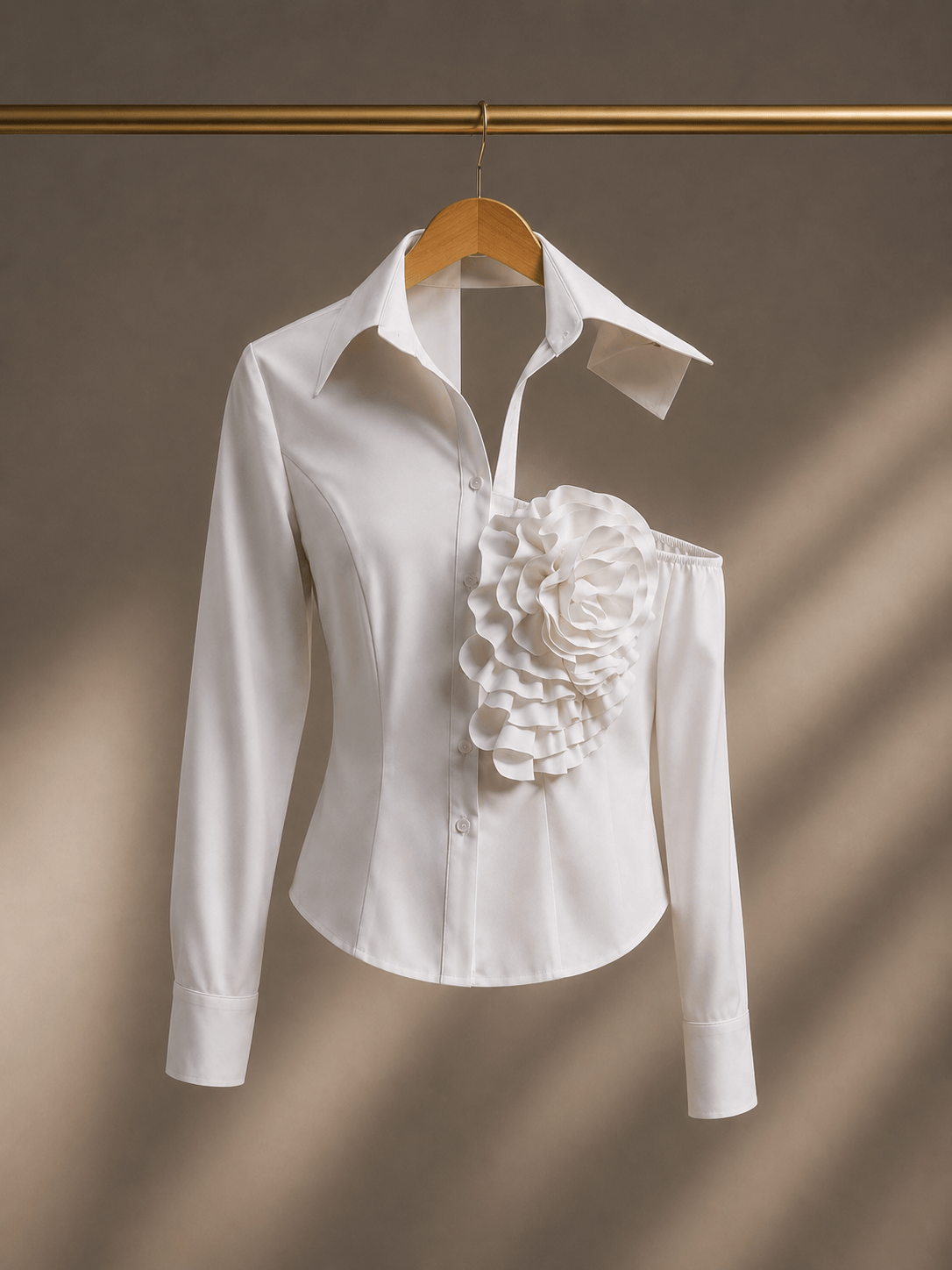 Elegant Floral Princess Sleeve Blouse