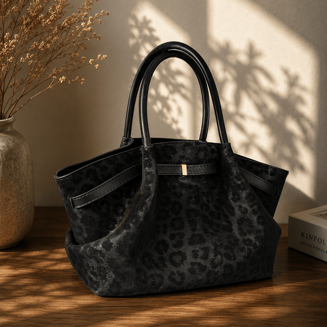 Quilted Patchwork Urban Shoulder Tote