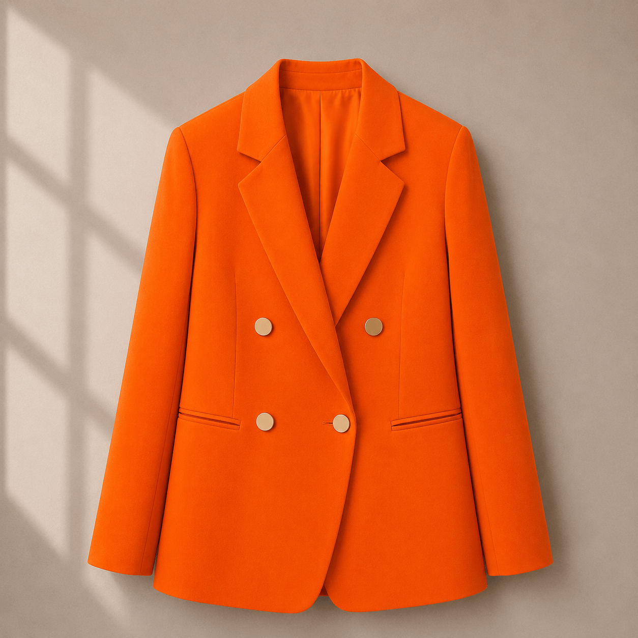 Socialite Chic Button-Detail Jacket