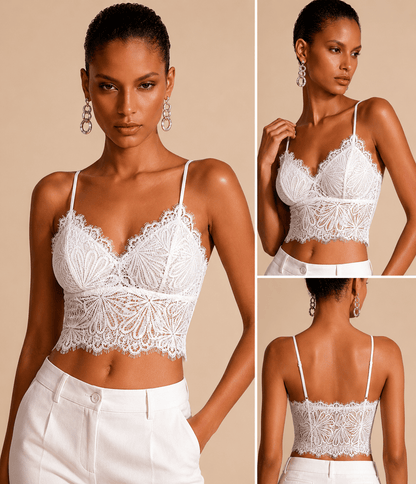 Lace Trim Beauty Back Bralette