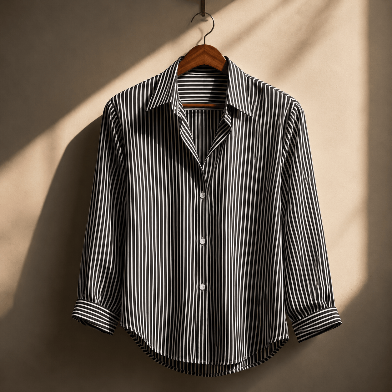 Elegant Office Chic Longline Shirt