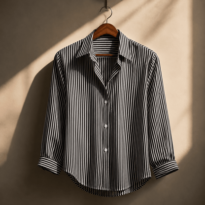 Elegant Office Chic Longline Shirt