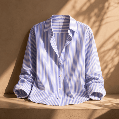 Elegant Office Chic Longline Shirt