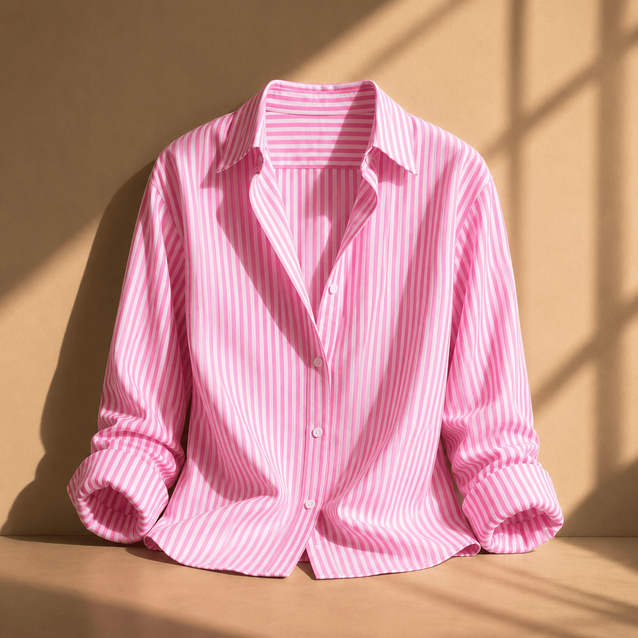 Elegant Office Chic Longline Shirt