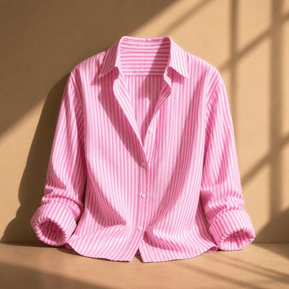 Elegant Office Chic Longline Shirt