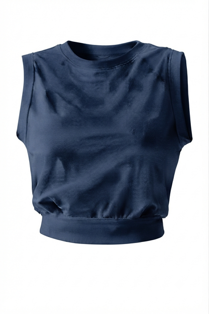 Effortless Drawstring Sleeveless Top