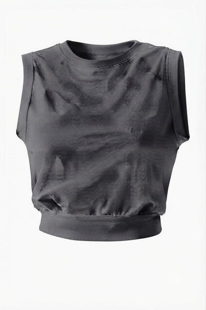 Effortless Drawstring Sleeveless Top