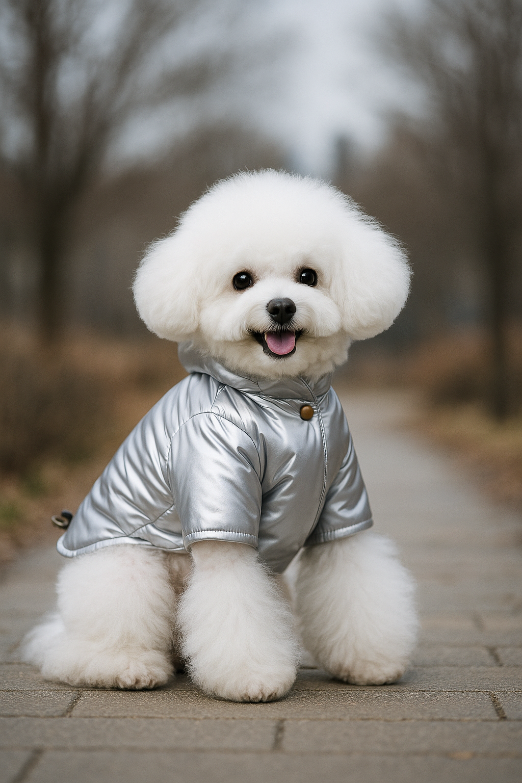 Metallic Dog Jacket – Winter-Ready & Fashion-Forward ✨🐾