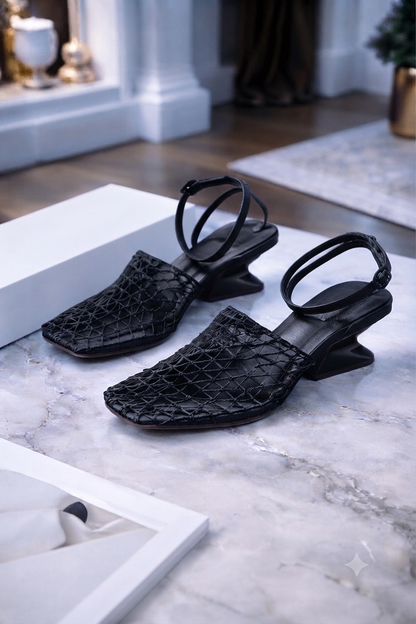 Riviera Woven Wedge Sandals