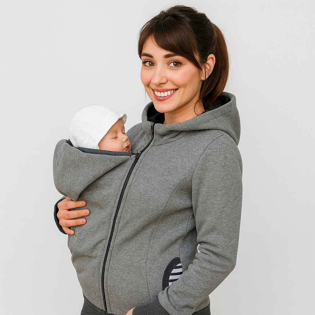 Babywearing Hoodie – Stay Warm & Connected with Your Little One
