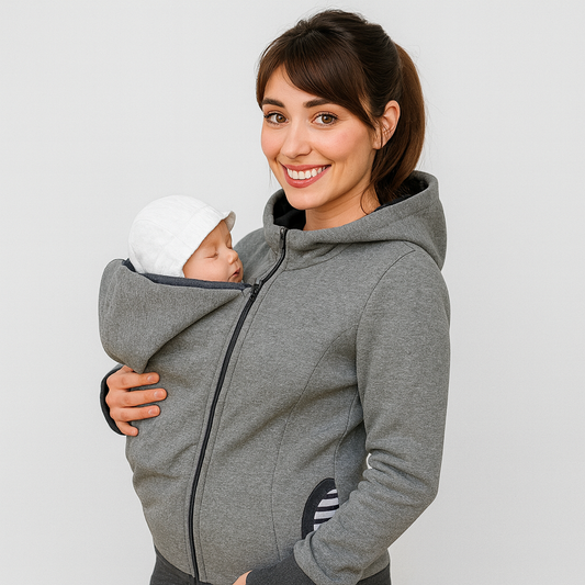 Babywearing Hoodie – Stay Warm & Connected with Your Little One