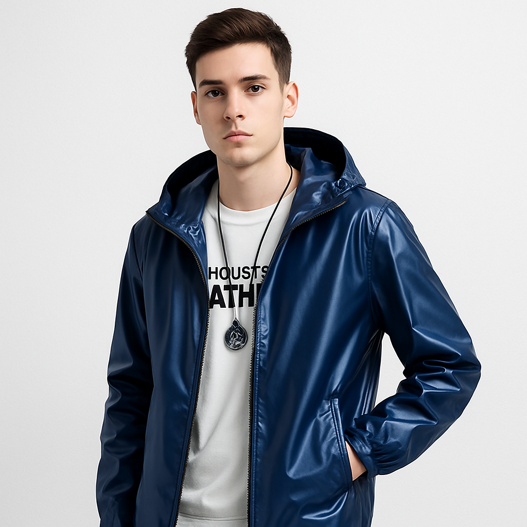 Men's Fashionable Casual Thin Hooded Top