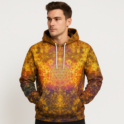 Psychedelic Pineal Metatron Hoodies