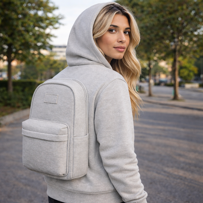 Practical & Anti-Theft Minimalist Grey Backpack – Smart & Stylish for Everyday Use