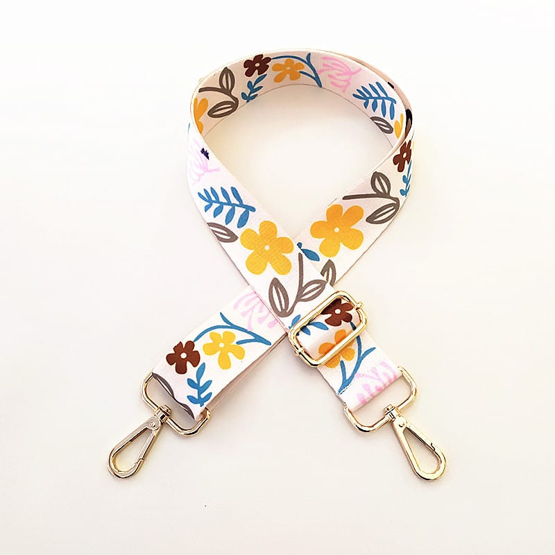 Adjustable Patterned Bag Shoulder Strap