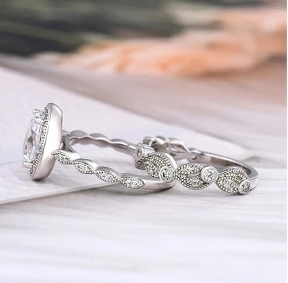 💍 Light Luxury Zircon Geometric Ring Set