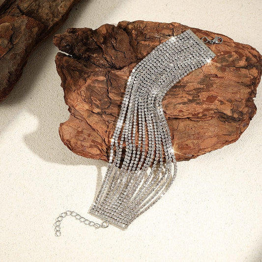 ✨ Fashion Grandeur Multi-Layer Rhinestone Chain Bracelet