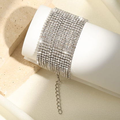 ✨ Fashion Grandeur Multi-Layer Rhinestone Chain Bracelet