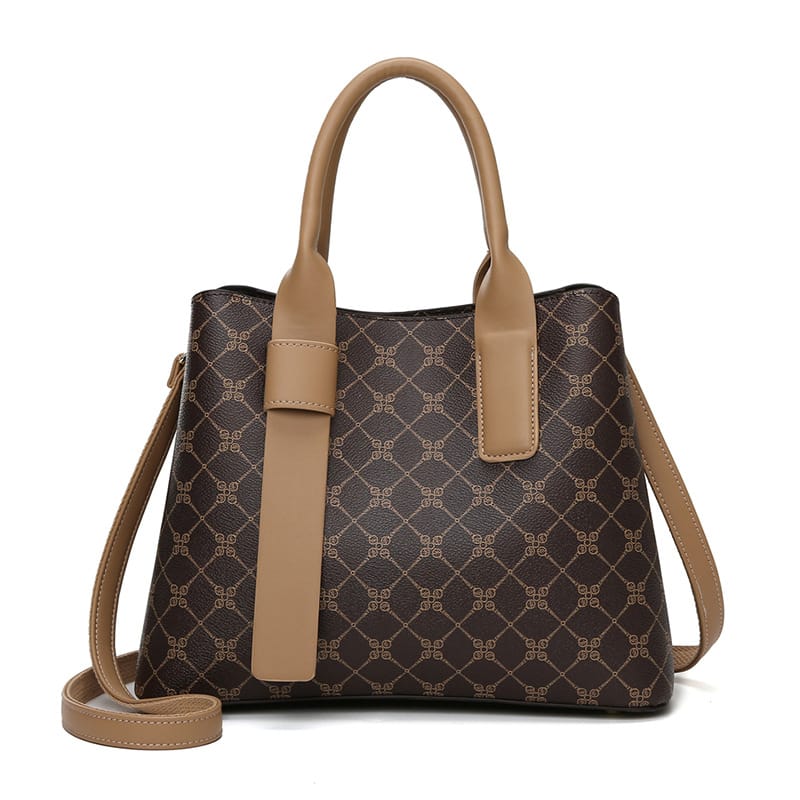 Elegant Brown Leather Tote Bag – Timeless Style Meets Everyday Function