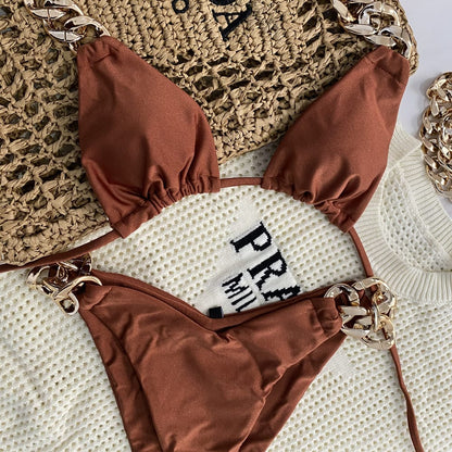 Luxe Ring Detail Bikini Set