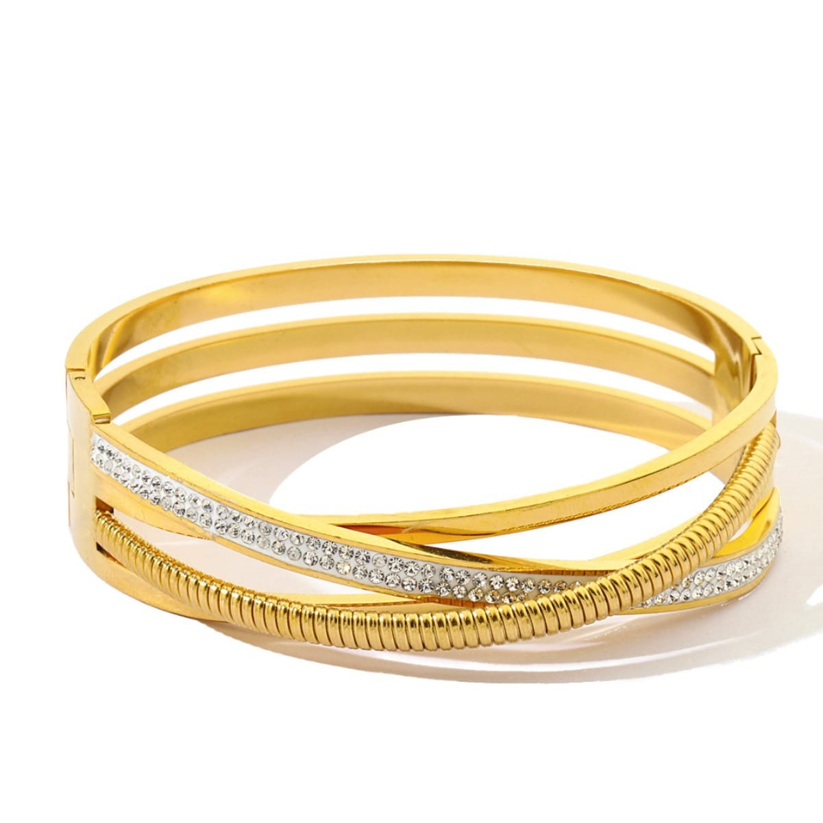 ⭕ Minimalist Titanium Steel Circle Bracelet