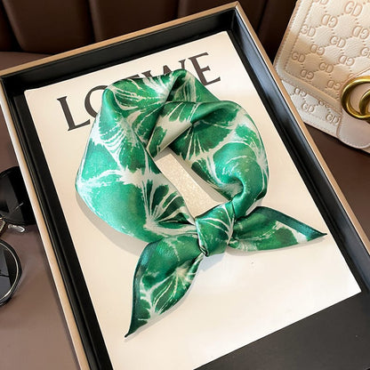✨ Genuine Silk Printed Square Scarf