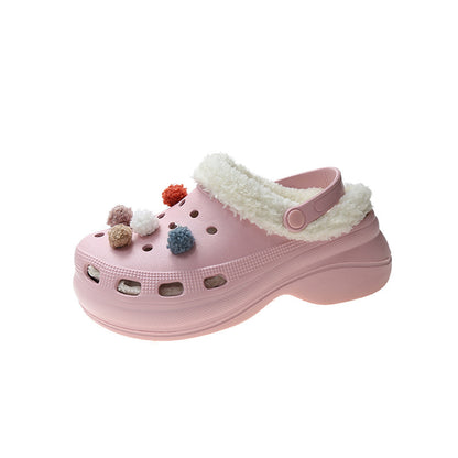 ❄️CozyFluff™ Winter Lined Rubber Clogs – Warmth Meets Cute Comfort!