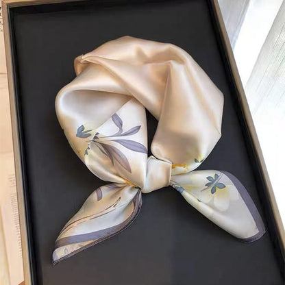 ✨ Genuine Silk Printed Square Scarf