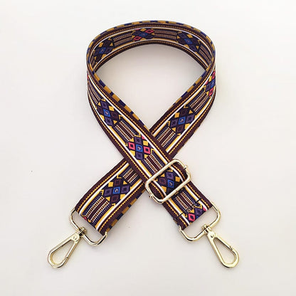 Adjustable Patterned Bag Shoulder Strap