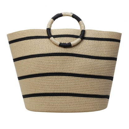 Chic Woven Summer Beach Bag – Effortless Style for Sunny Days