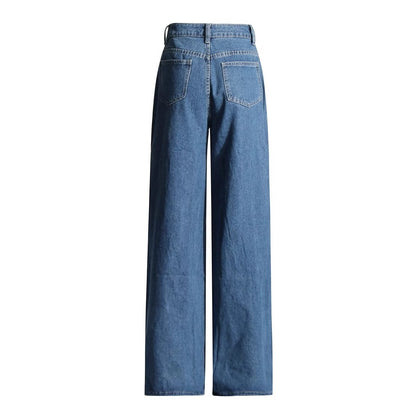 Street Rebel Distressed Wide-Leg Jeans