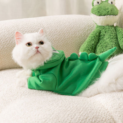 Frog Hoodie for Cats – Comfy & Cute Costume for Your Little Jumper 🐸💚