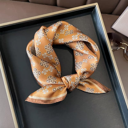 ✨ Genuine Silk Printed Square Scarf