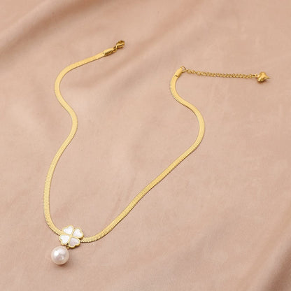👑 Crystal Blossom Necklace Set for Women