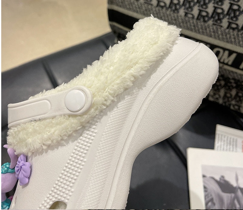 ❄️CozyFluff™ Winter Lined Rubber Clogs – Warmth Meets Cute Comfort!