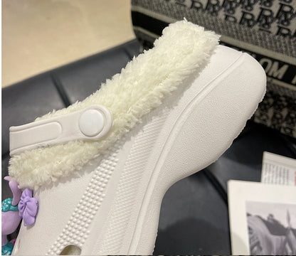❄️CozyFluff™ Winter Lined Rubber Clogs – Warmth Meets Cute Comfort!