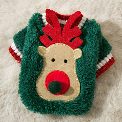 Christmas Dog Outfit – Festive Red & Green Set for Holiday Cheer 🎅🐾