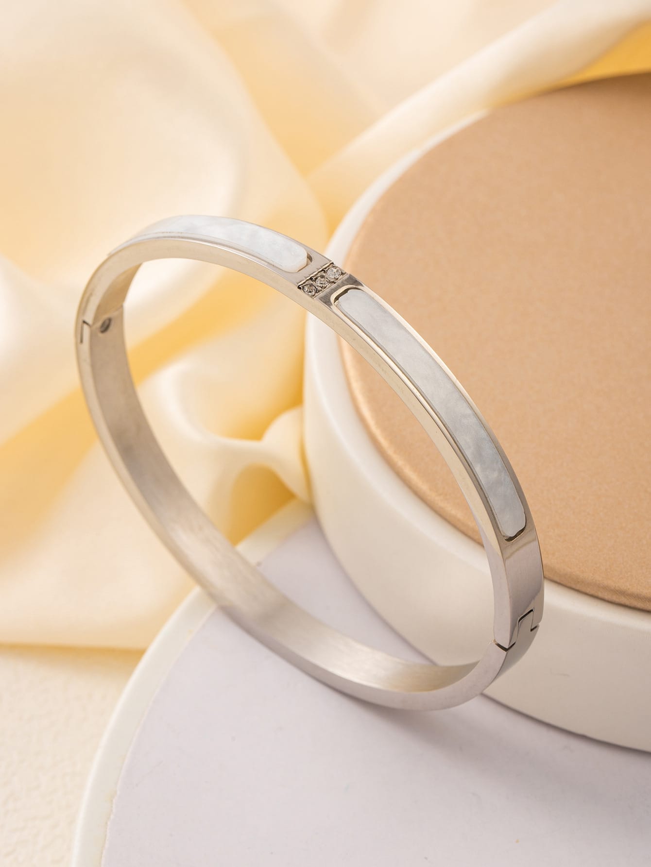✨ Light Luxury Stainless Steel Charm Bracelet Collection