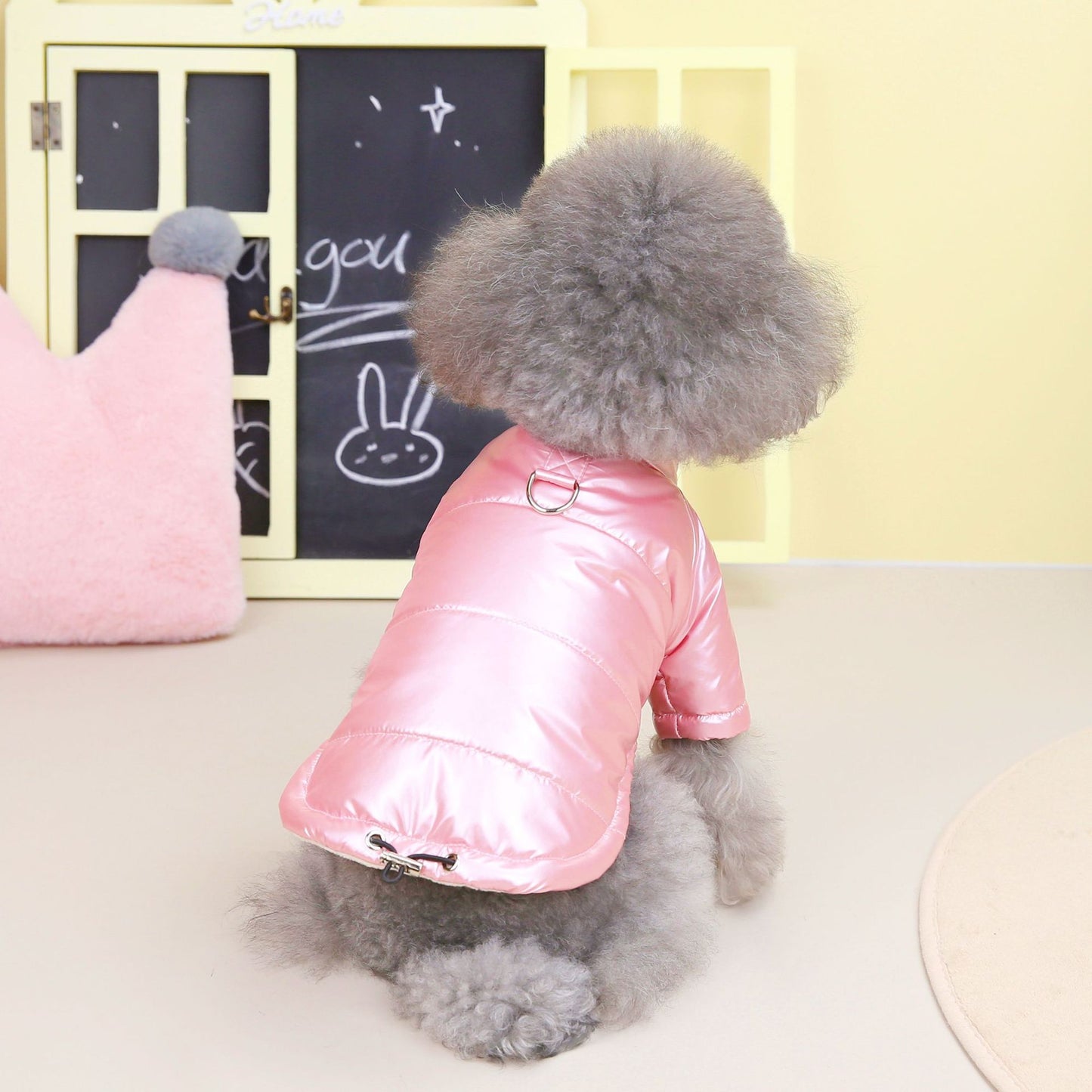 Metallic Dog Jacket – Winter-Ready & Fashion-Forward ✨🐾