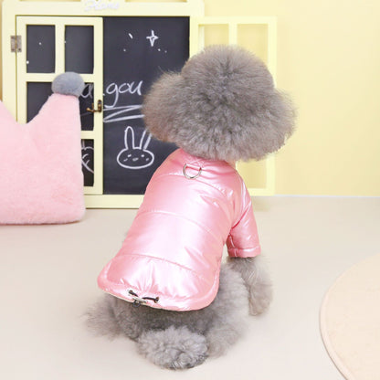 Metallic Dog Jacket – Winter-Ready & Fashion-Forward ✨🐾