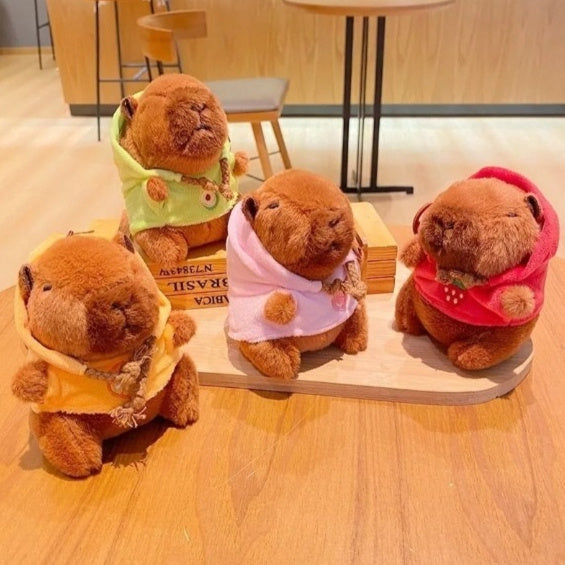 Cute Puffer Plush Toy Hoodie Doll Decoration