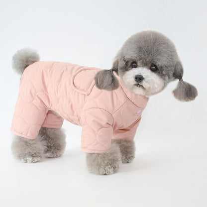 🐾PuffyPaws™ Quilted Winter Pet Jacket – Cozy Style for Your Furry Friend!